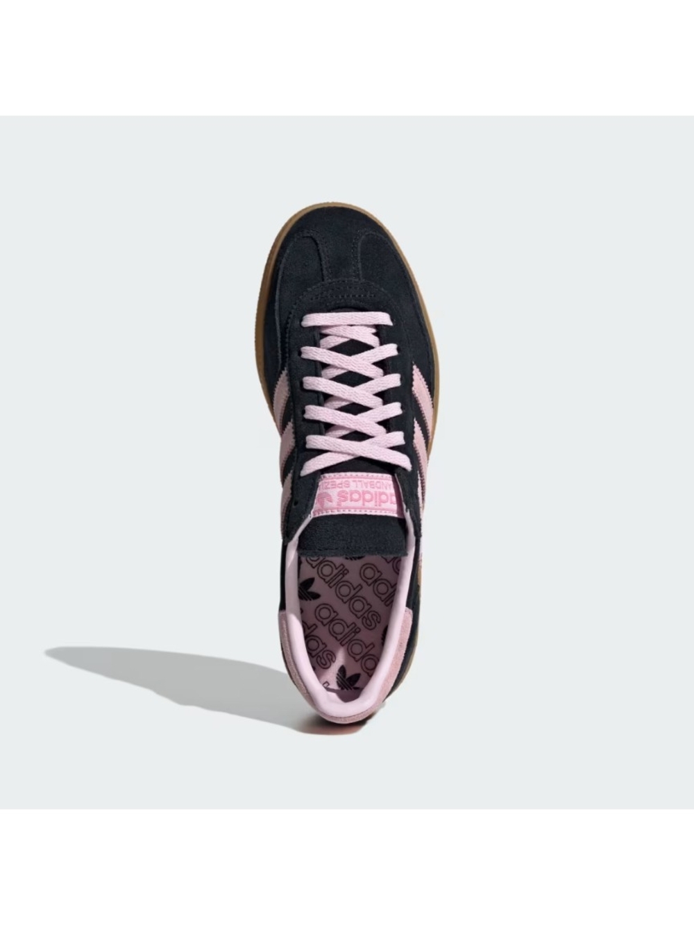 ADIDAS HANDBALL SPEZIAL SHOES SIZE 7 BLACK AND PINK